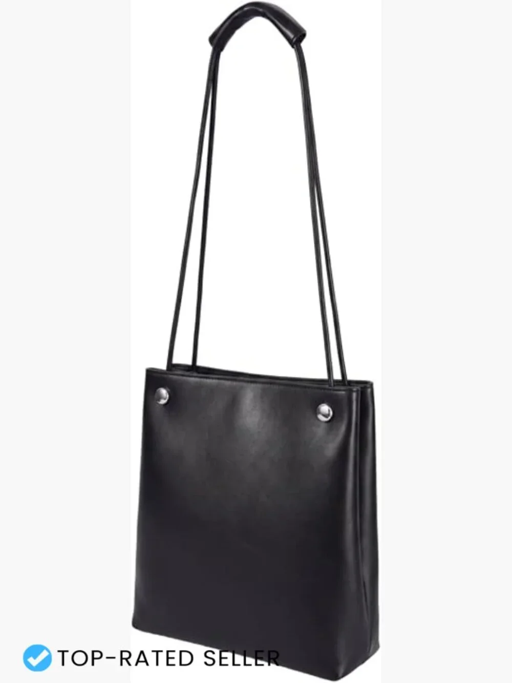 Waterproof PU Leather Tote Bag Shoulder Hobo Fits 13